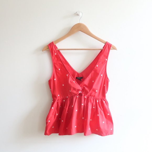 Forever 21 Tops - NWOT Polka Dot Peplum Tank Top